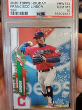 Load image into Gallery viewer, PSA 10🔥 POP 2 🔥 FRANCISCO LINDOR 🔥 SSP ⚾ 2020 Topps Walmart Holiday -#HW152🔥
