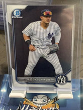 Load image into Gallery viewer, 2022 Bowman Chrome Jasson Dominguez #BCP-98 New York Yankees CALLED UP HOT
