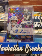 Load image into Gallery viewer, 2022 Panini Chronicles Essentials ALEC PIERCE RC Rookie Auto PURPLE /49 Colts
