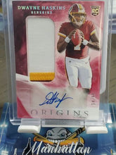 Load image into Gallery viewer, DWAYNE HASKINS 2019 PANINI ORIGINS RC RPA AUTO 3 COLOR PATCH /99 REDSKINS
