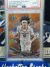 Load image into Gallery viewer, 🔥 🏀PSA 10 POP 1 2022-23 Bowman Best Anthony Black /25 Orange Ref #79 🔥 🏀
