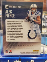 Load image into Gallery viewer, 2022 Panini Chronicles Essentials ALEC PIERCE RC Rookie Auto PURPLE /49 Colts
