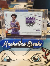 Load image into Gallery viewer, De&#39;Aaron Fox 2017-18 Panini Absolute Tools Of The Trade Rookie Patch Auto RC /75
