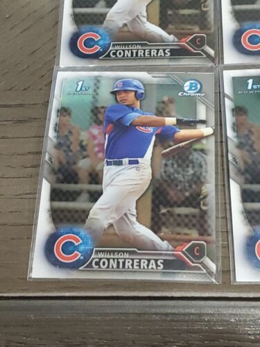 WILLSON CONTRERAS 1st Bowman CHROME Rookie RC 2016 Bowman Chrome #BCP-16