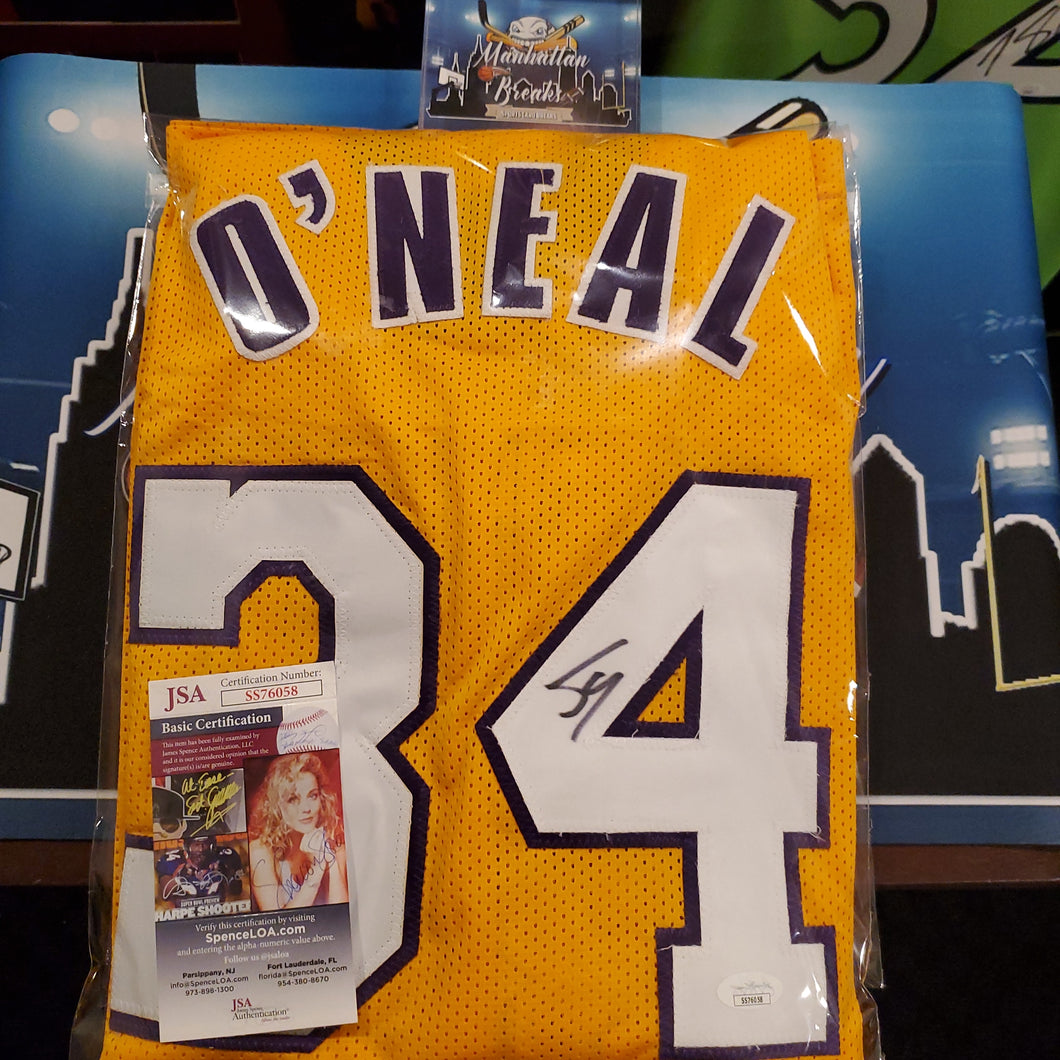 Shaq Signed Custom Jersey JSA COA