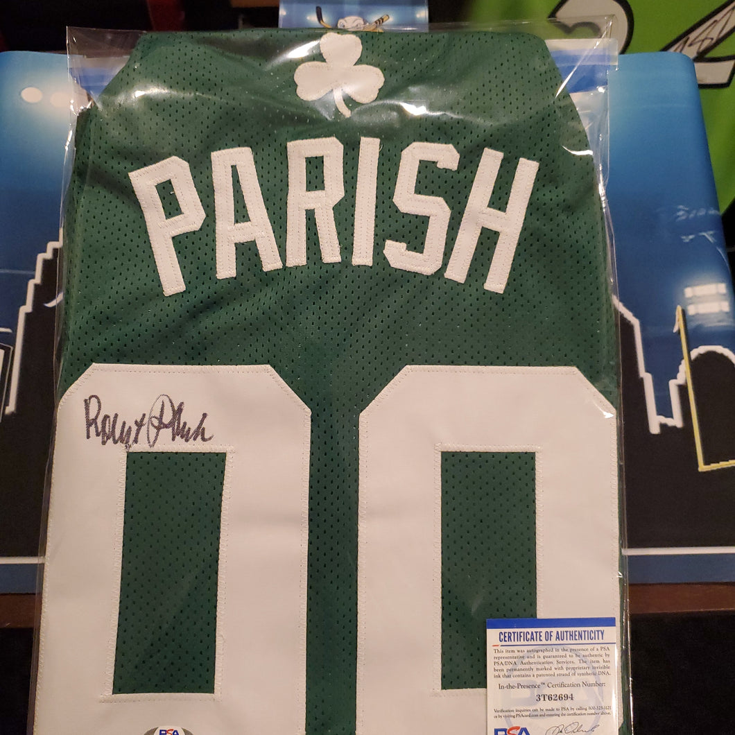 Robert Parish Signed Custom Jersey PSA COA