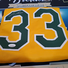 Load image into Gallery viewer, Jose Canseco Signed Custom Jersey JSA COA
