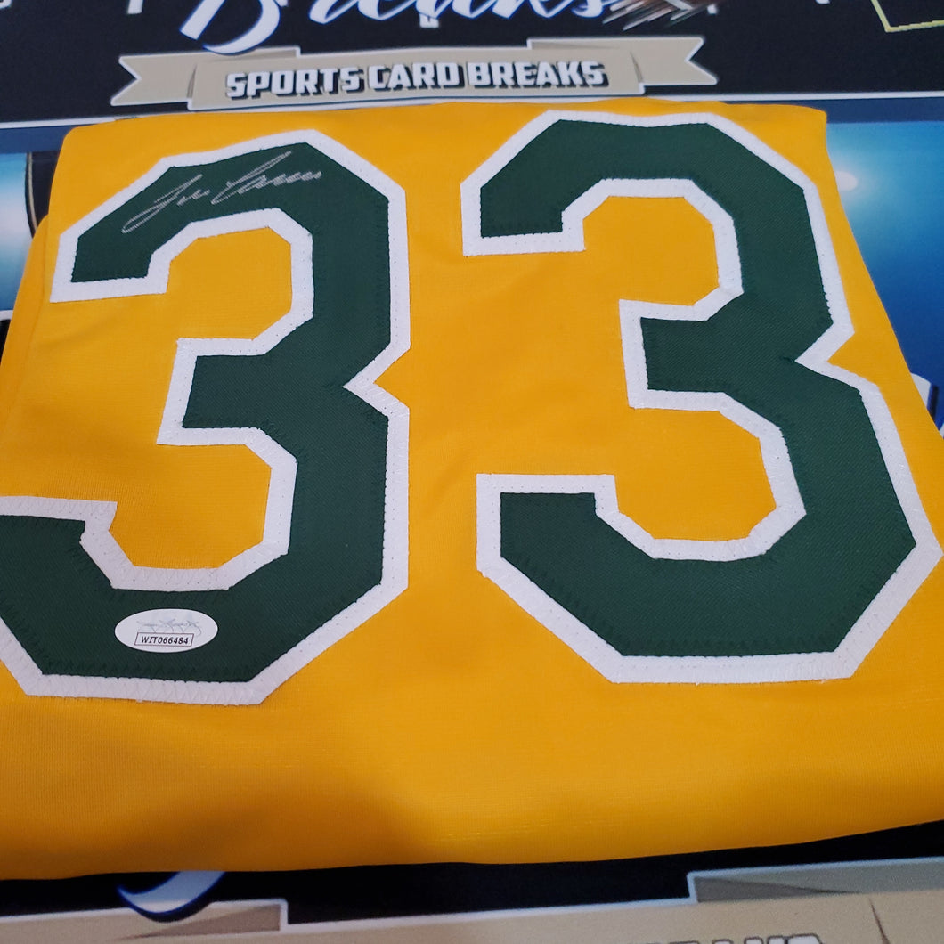 Jose Canseco Signed Custom Jersey JSA COA