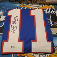 Load image into Gallery viewer, Phil Simms Signed &quot;Superbowl XXI MVP&quot; Custom Jersey Beckett COA
