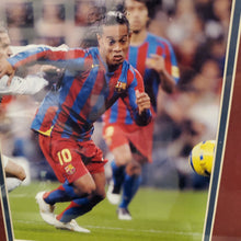 Load image into Gallery viewer, RONALDINHO Framed Jersey 35 X 43 Beckett COA
